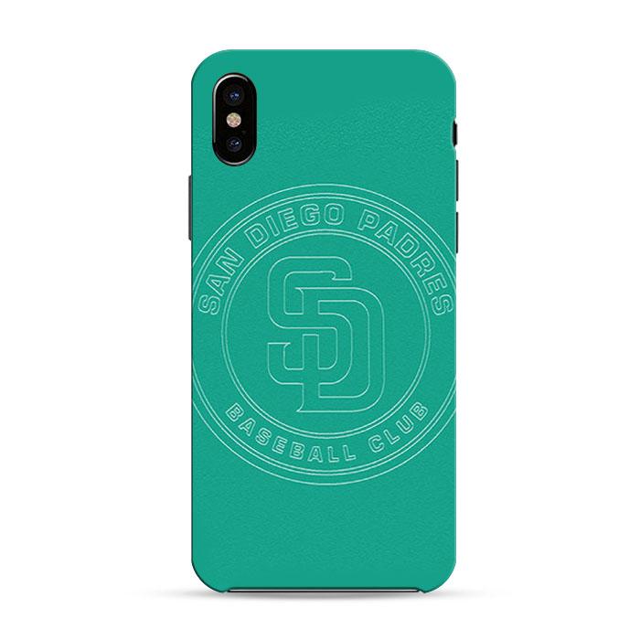 Blue Art San Diego Padres Iphone X 3D Case | Black