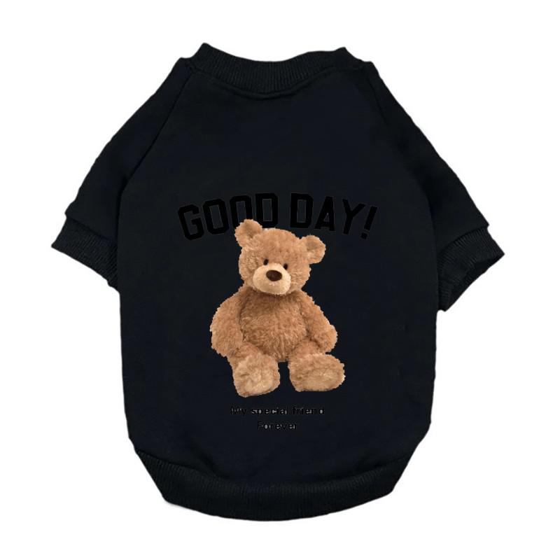 Cartoon Bear Dog Hoodies Cute Cotton Pet Dogs Clothes For Puppy Small Medium Dogs Sweatshirt Jacket French Bulldog Chihuahua alx