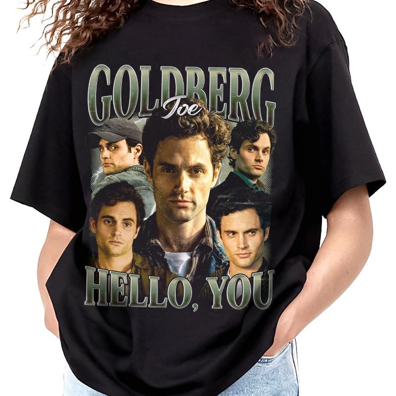 Retro Joe Goldberg T-Shirt Hello You Vintage Tee, Joe Goldberg Merch for Fans, Unisex Graphic T-Shirt Top