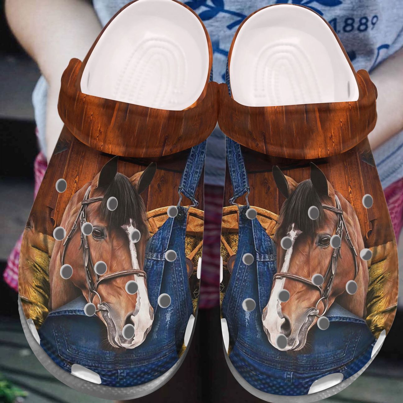 Horse Personalized Clog, Custom Name, Text, Color, Number Fashion Style For Women, Men, Kid, Print 3D I Am Fond Of Horses