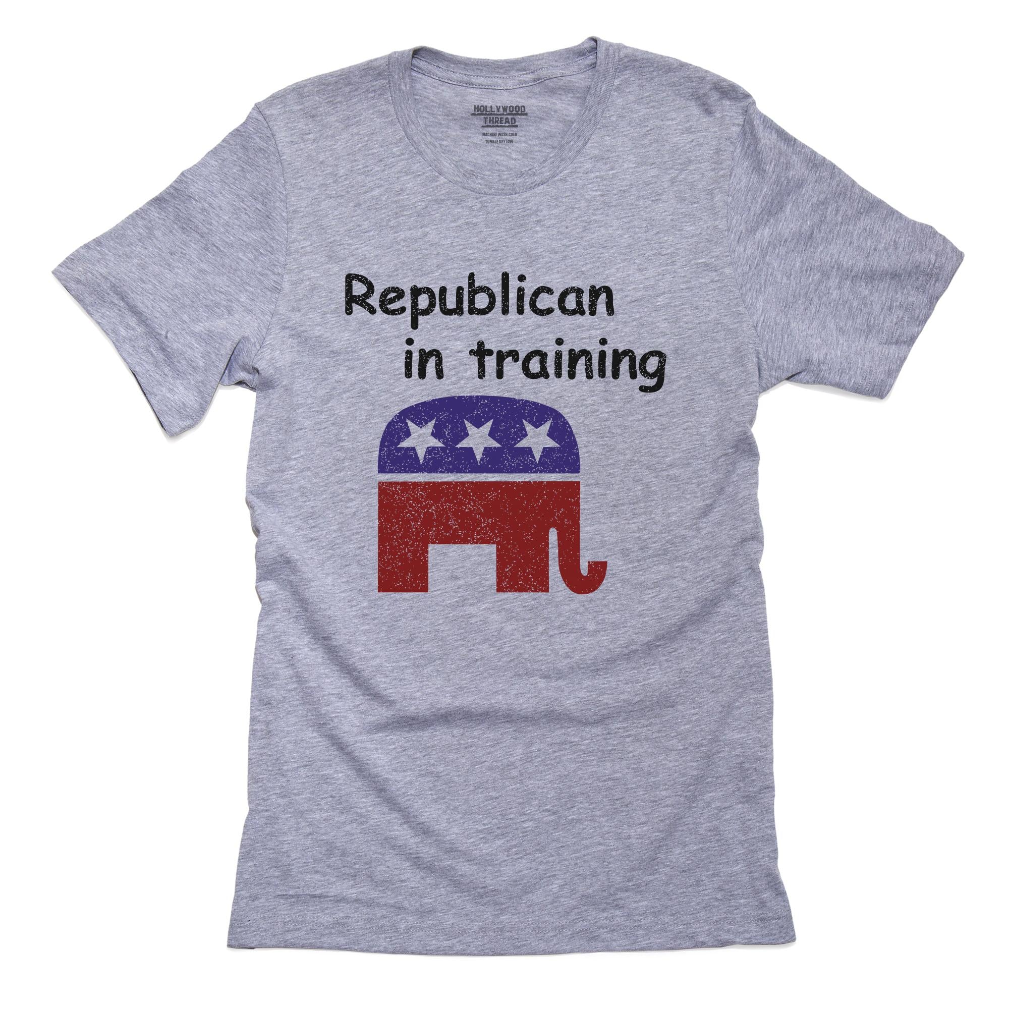 Republican In Training – Cool Political Elephant T-Shirt, Framed Print, Pillow, Golf Towel