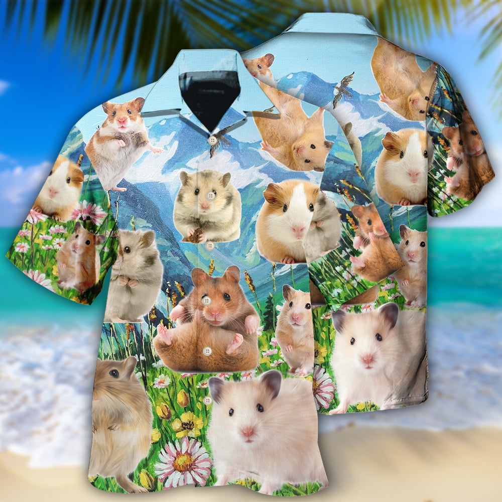 Hamster Make Me Happy Hawaii Shirt Ha23594