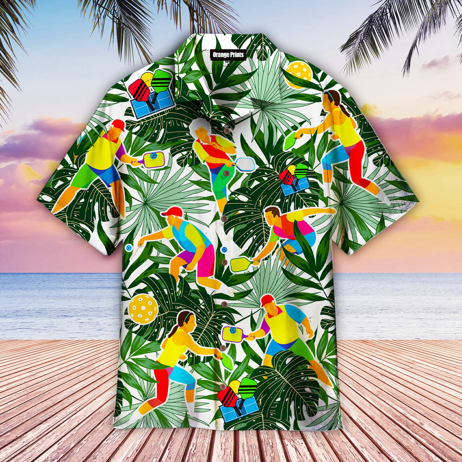 Aloha Pickleball Player Tropical Hawaii Shirt For Men Women Ha88499