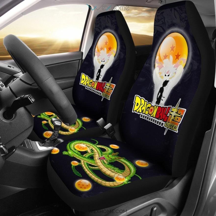 Goku Saiyan Shenron Dragon Ball Anime Custom Car Seat Covers