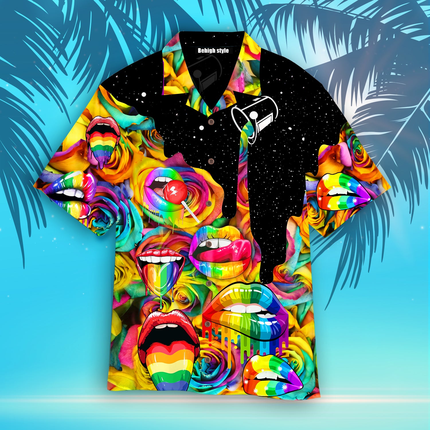 Candy Lips Lgbt Hawaiian Shirt | For Men & Women | Hw1233