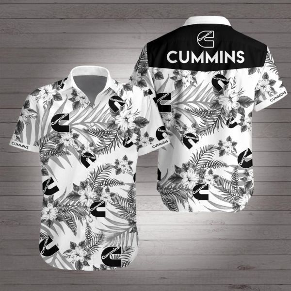 Gift Ideas Cummins Tropical Flowers Button Shirt Hg