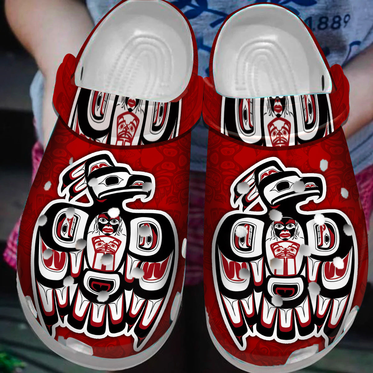 Native American Crocs Clog Shoes For Kid and Adult