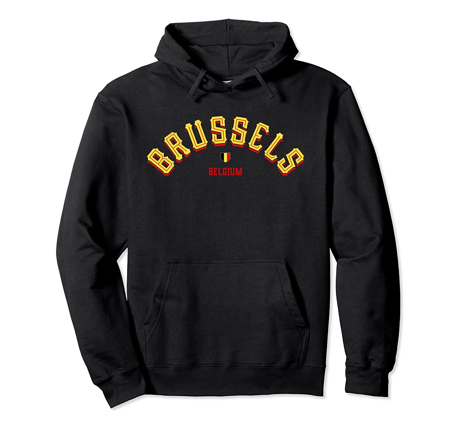 Brussels Belgium Hoodie | Vintage Bruxelles Belgian design, T-Shirt, Sweatshirt, Tank Top, Racerback, Dolman