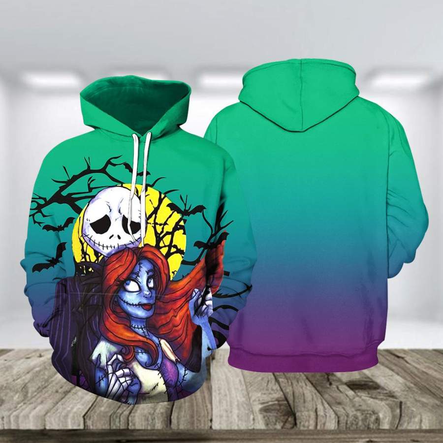 3D ALL OVER PRINTED NIGHTMARE BEFORE CHRISTMAS SWEATSHIRT 09