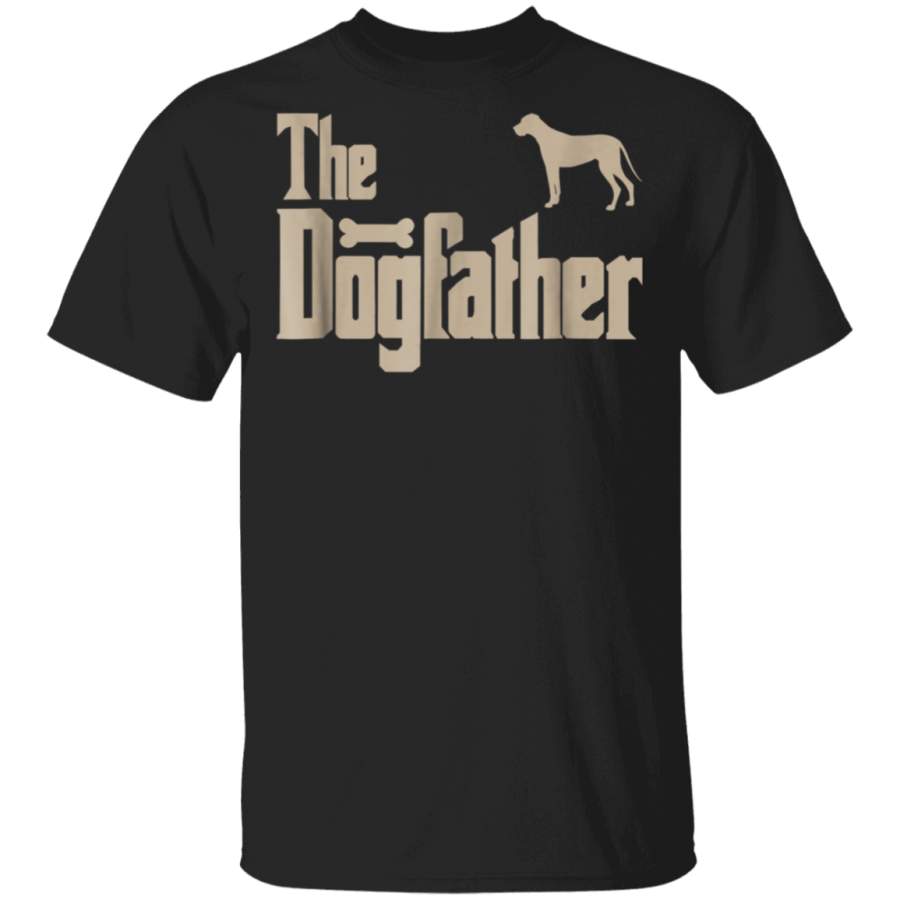 Mens Great Dane Dog Lovers Gifts The Dogfather Men Tee Shirts