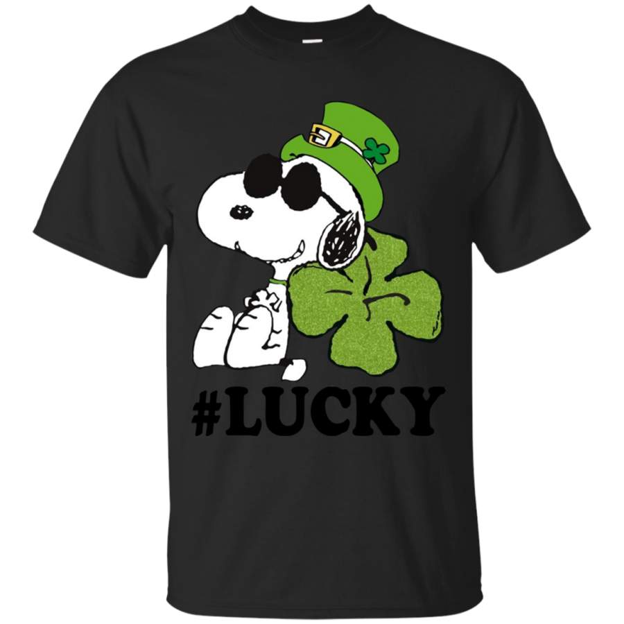 Peanuts Lucky Snoopy St. Patrick'S Day T-Shirt Fashion24Hs