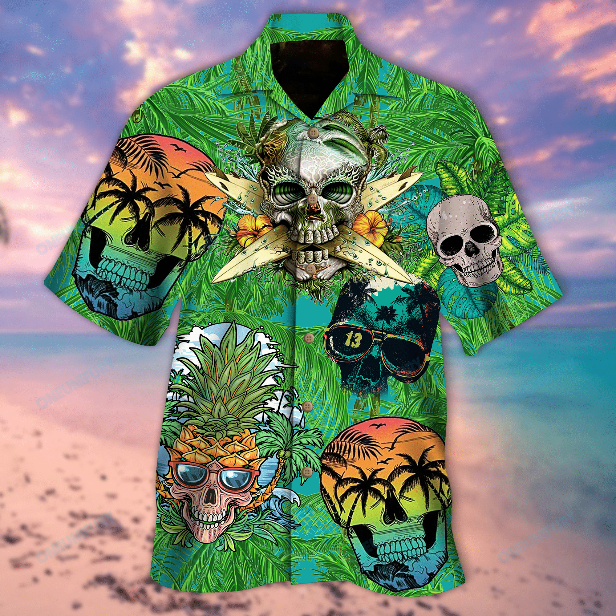 Skull Hawaii Shirt Where There Is Life Hope Re Ha30595