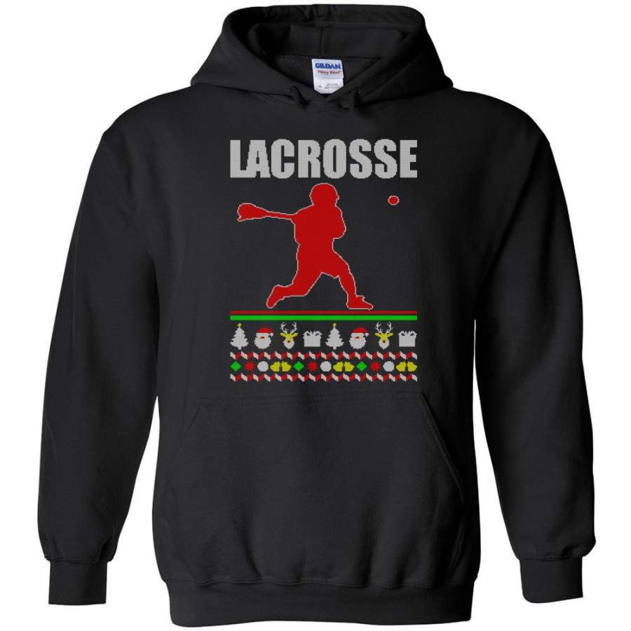 Lacrosse Ugly Christmas Sweater – Hoodie