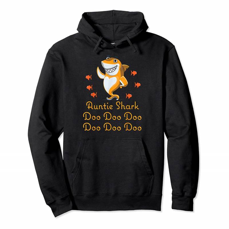 Auntie Shark Doo Doo Doo Dancing Aunt Shark Funny Pullover Hoodie, T-Shirt, Sweatshirt