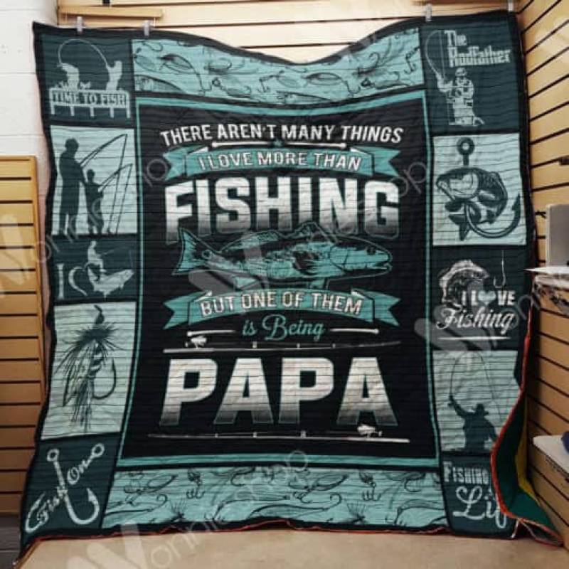 Fishing Papa A0401 82O34 Blanket