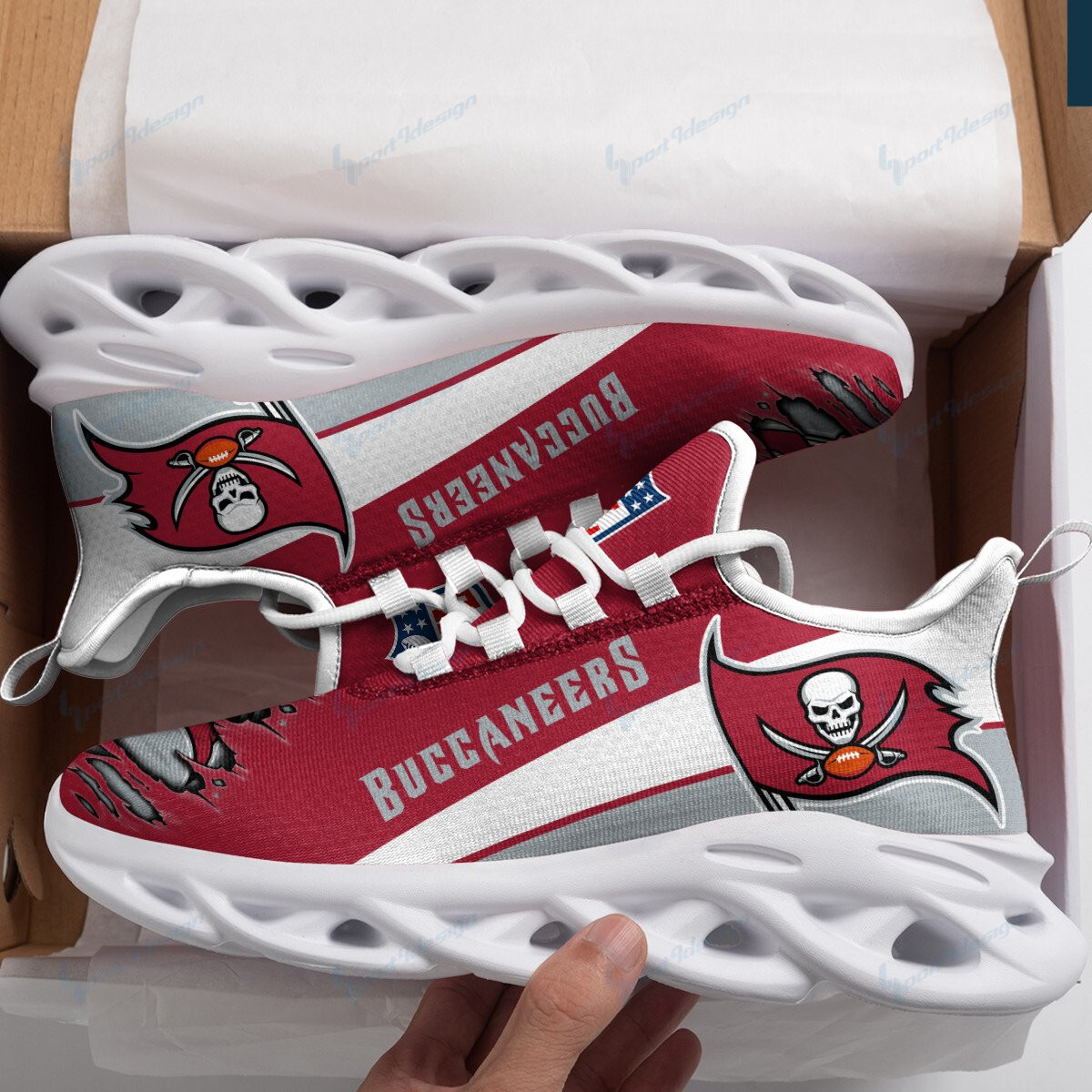 Tampa Bay Buccaneers Yezy Running Sneakers 909