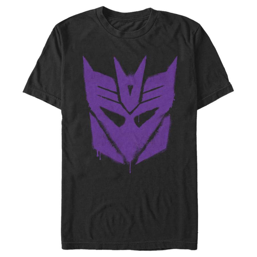 Transformers Men’s Decepticon Graffiti Logo  T-Shirt