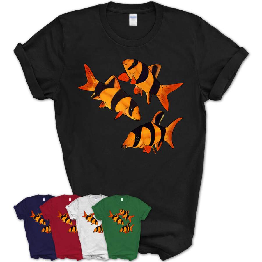 Clown Loach Fish Aquarium Shirt -Tiger Botia