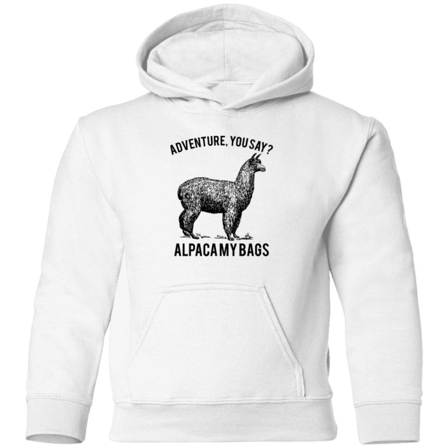 AGR adventure you say Alpaca My Bags Toddler Pullover Hoodie