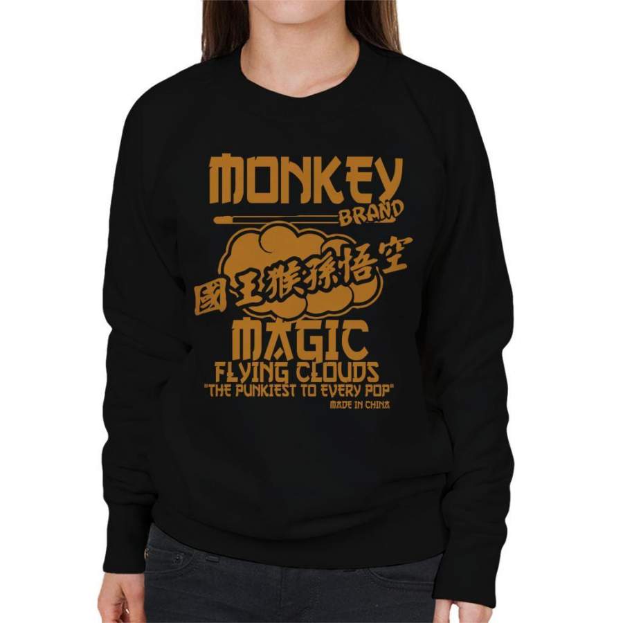 Monkey Magic Flying Clouds The Pukiest To Every Pop Women’s Sweatshirt