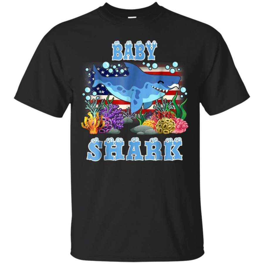 AGR Baby Shark T Shirt Funny Cute Fathers Day Gift Idea Jaq T-shirt