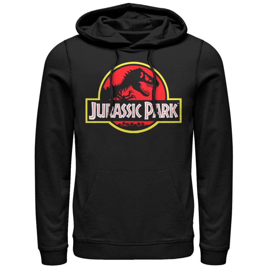 Jurassic Park Men’s Bold Classic Logo Lightweight Hoodie