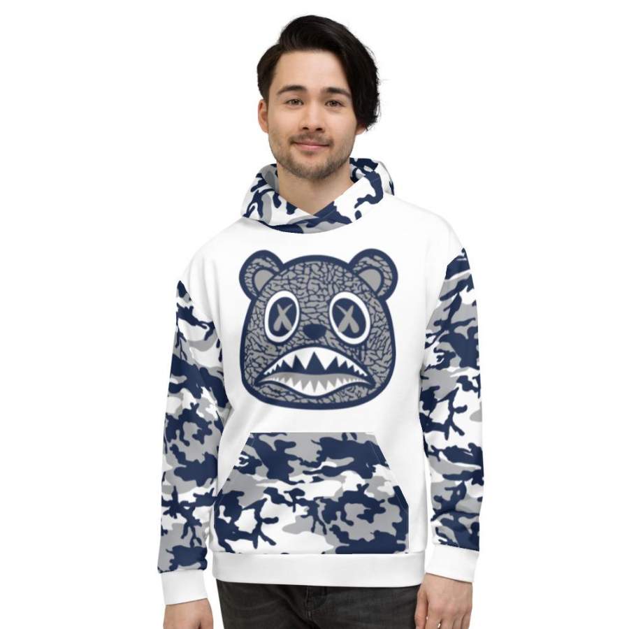 Navy Camo Navy Elephant Baws Hoodie – Jordan Retro 3 Georgetown