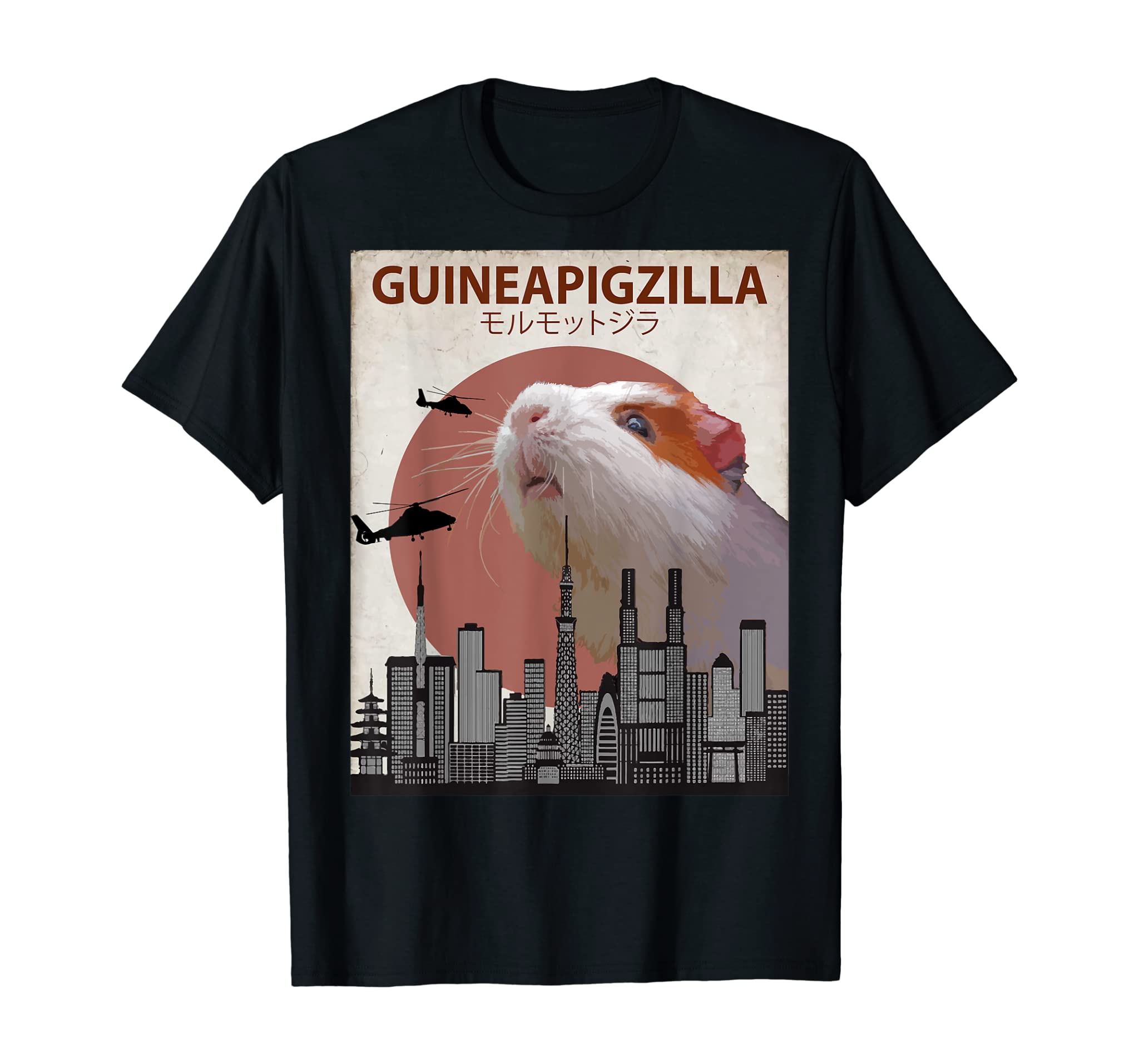 Guineapigzilla Funny Guinea Pig T-Shirt Gift