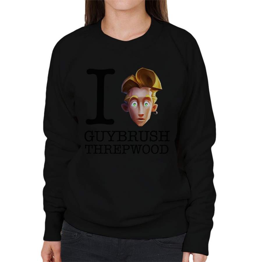 Monkey Island I Love Guy Threepwood Women’s Sweatshirt