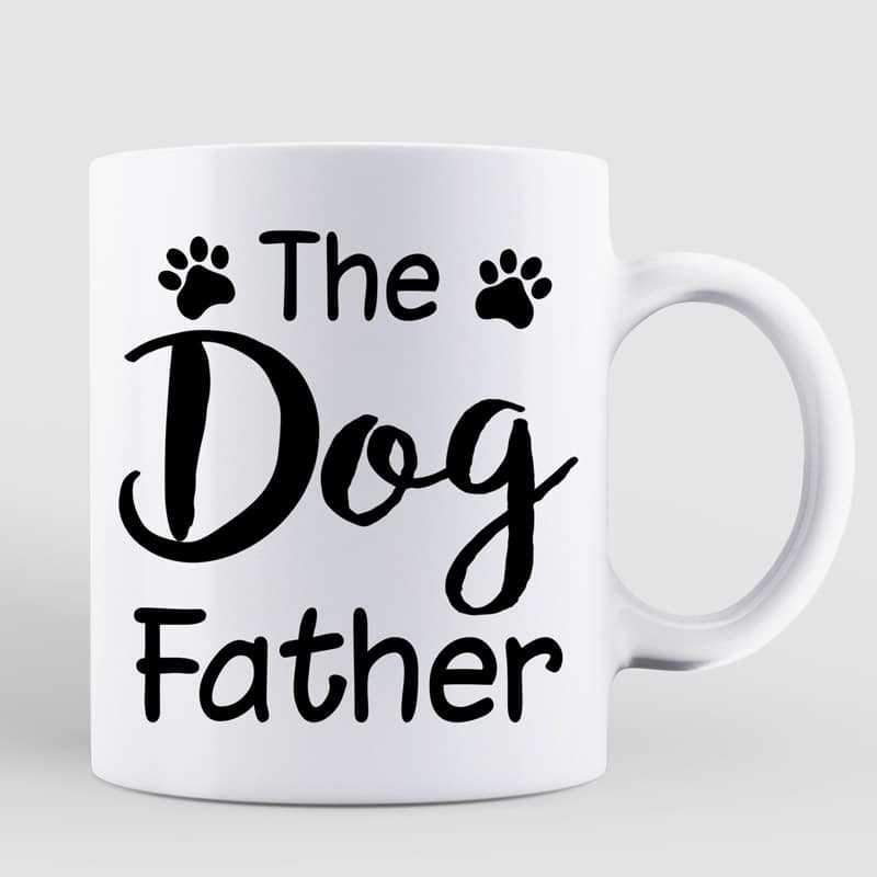 Father Of Dogs Old Man Personalized Mug