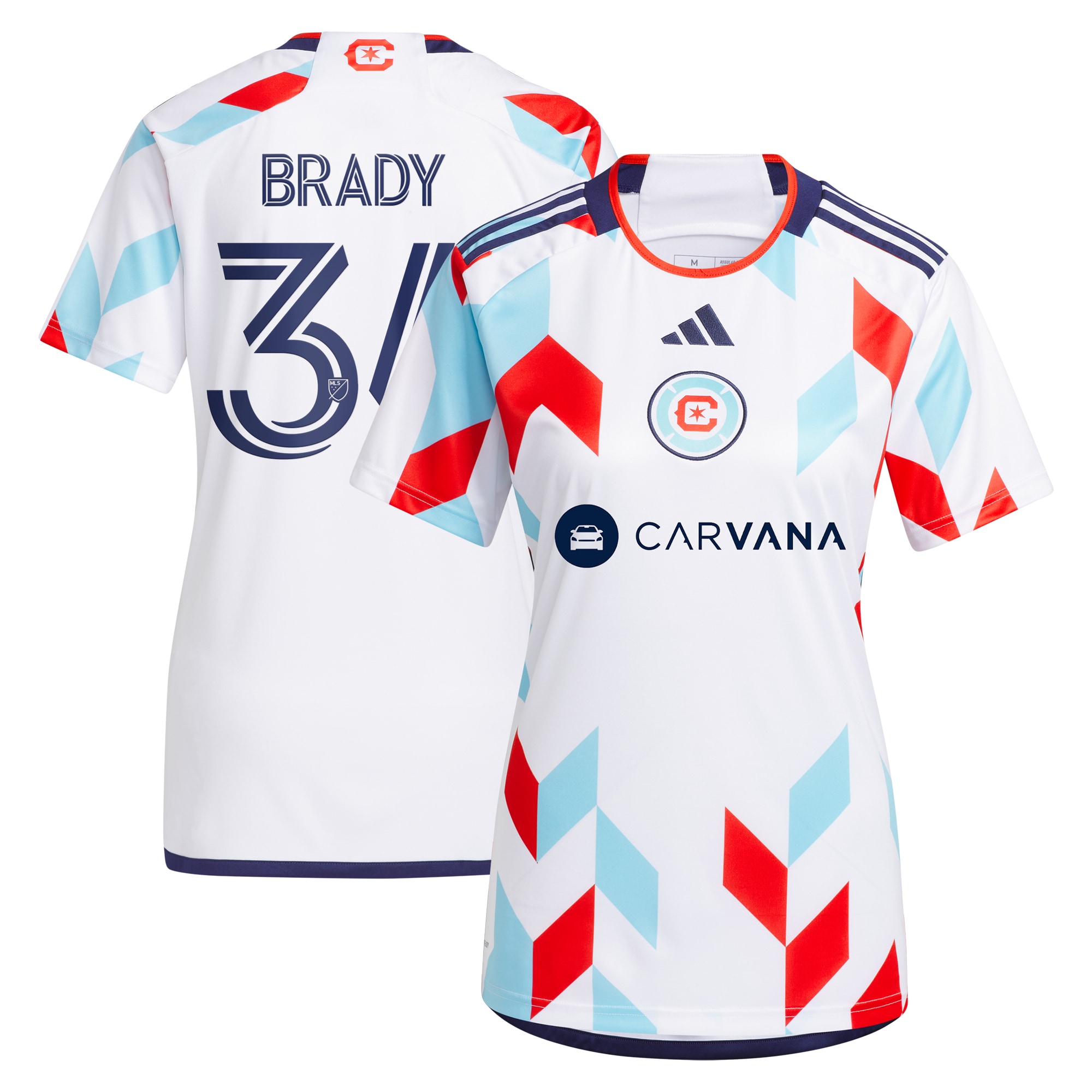 Chris Brady Chicago Fire Women's 2024 A Kit For All Replica Player Jersey  White