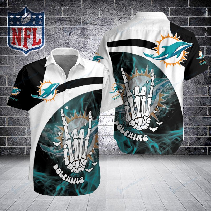 Miami Dolphins Button Shirt Bb259