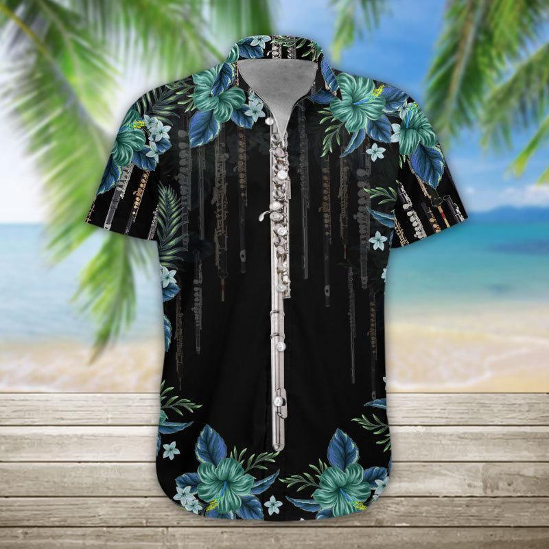 Flute Hawaii Shirt For Men Women Adult Ha93652