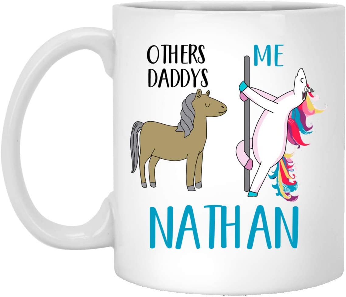 Other Daddys Vs Me Unicorn Coffee Mug 11Oz – Personalized Daddy Gifts With Name – Daddy Mugs For Birthday – Christmas 11Oz