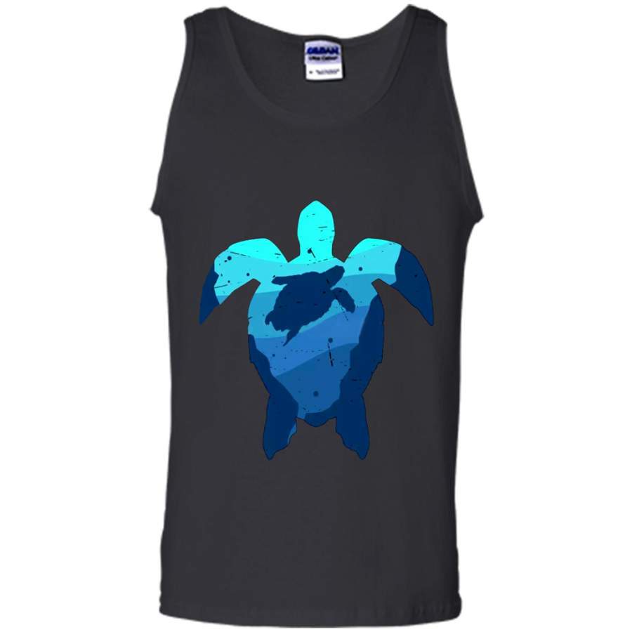 Turtle Animal Sea B – Canvas Unisex Tank