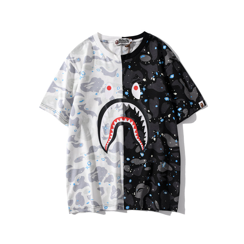 Bape Shark Head Camo Luminous T Shirt 1559