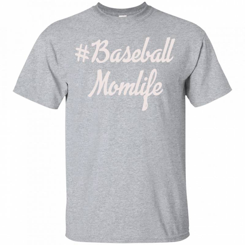 Womens Baseball Mom Cute T shirt Baseball Momlife