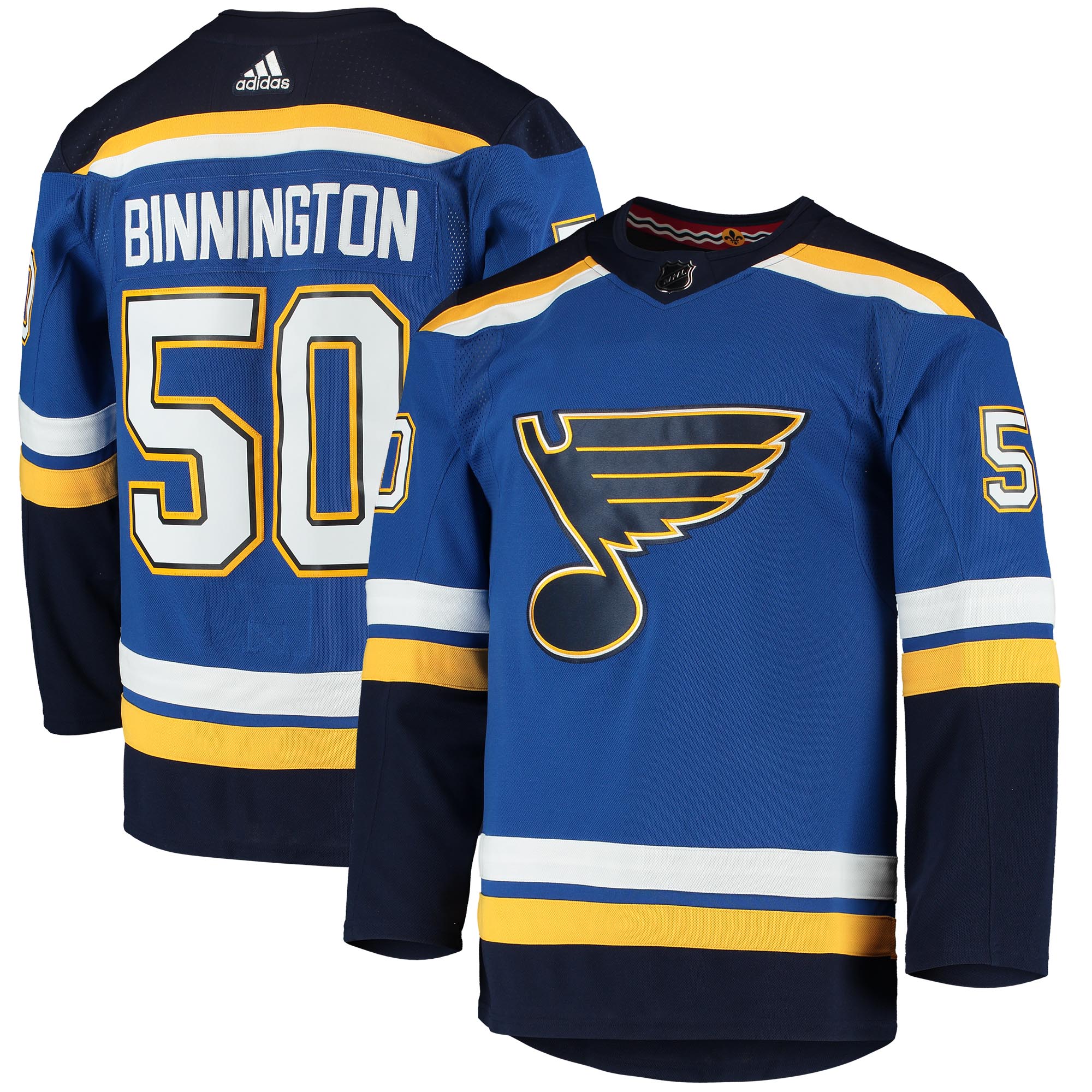 Jordan Binnington St. Louis Blues Home Authentic Player Jersey – Blue