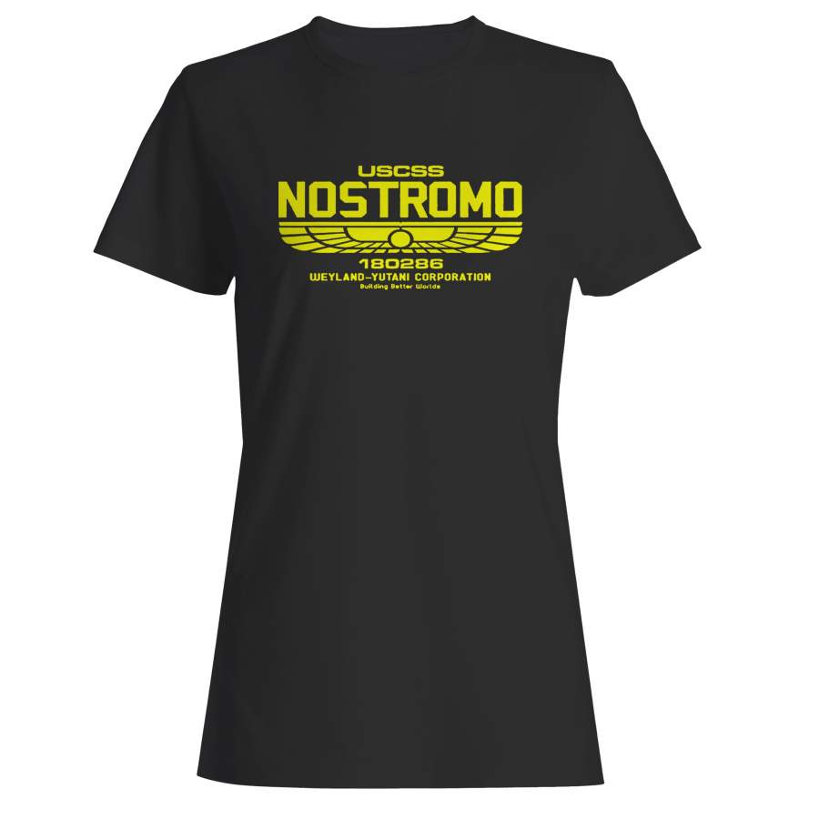 Alien Inspired Uscss Nostromo Weyland Yutani Woman’s T-Shirt