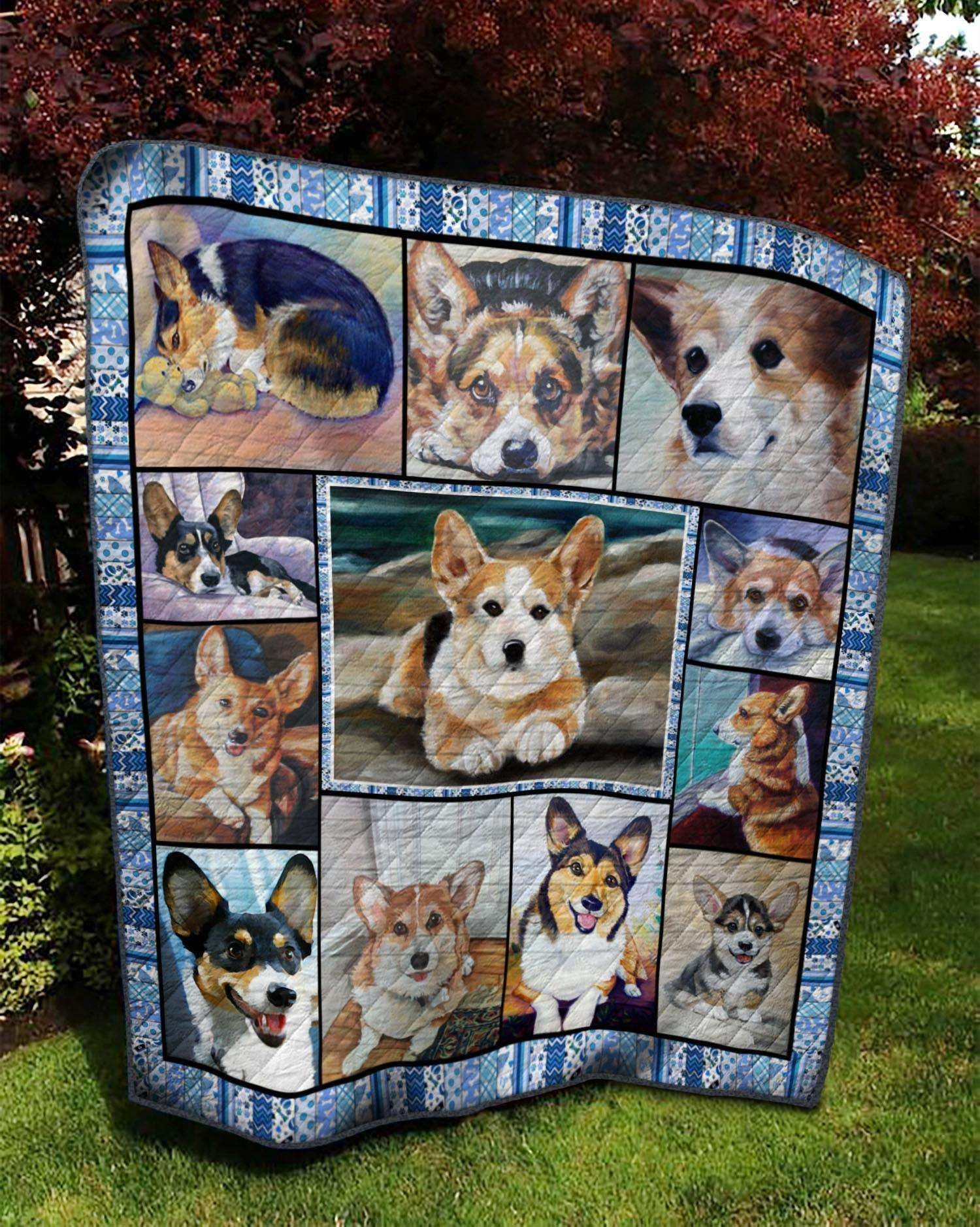 Corgi VVF1 3D Customized Quilt