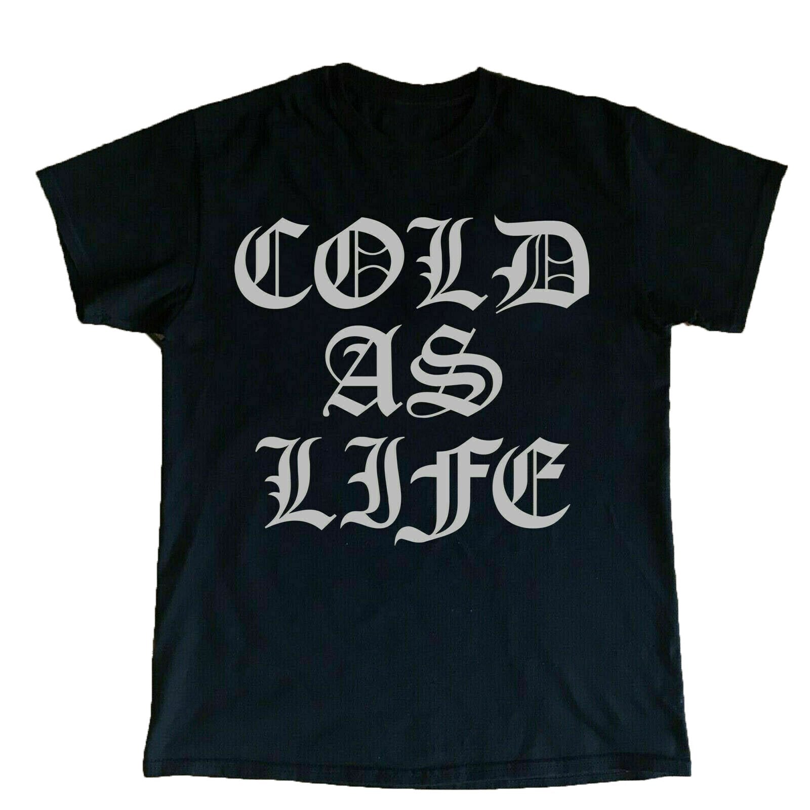 NEW Vintage Cold As Life Tour Concert Black Unisex Tshirt