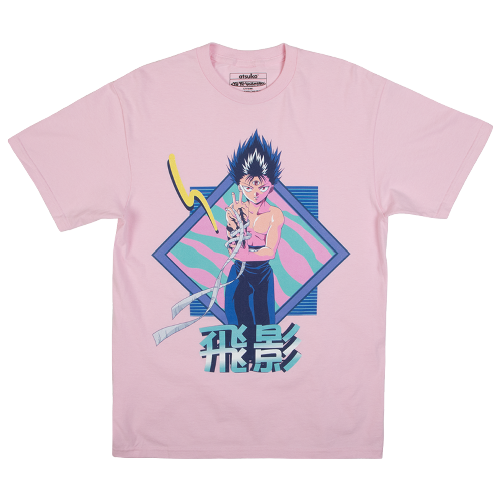 Yu Yu Hakusho Hieh Pink Tee