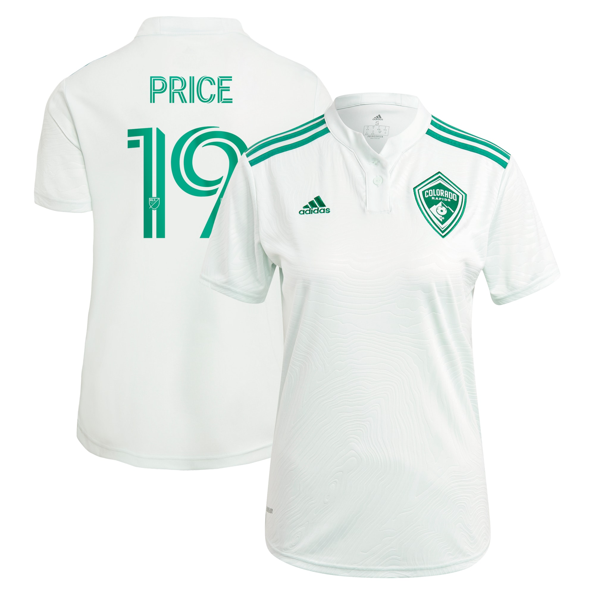 Jack Price Colorado Rapids Women's 2021 Class Five Replica Player Jersey – Green