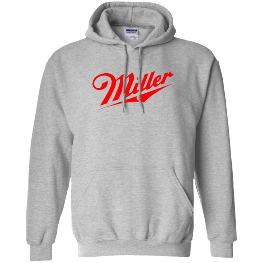 AGR Miller Beer Logo Gildan Pullover Hoodie