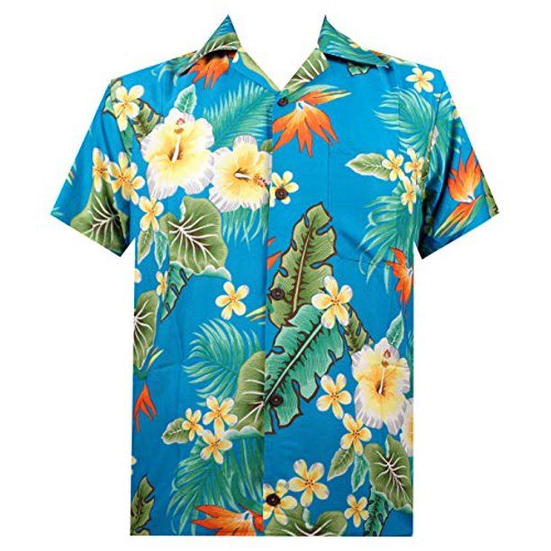 Flower Blue Unique Design Hawaii Shirt Ha81736