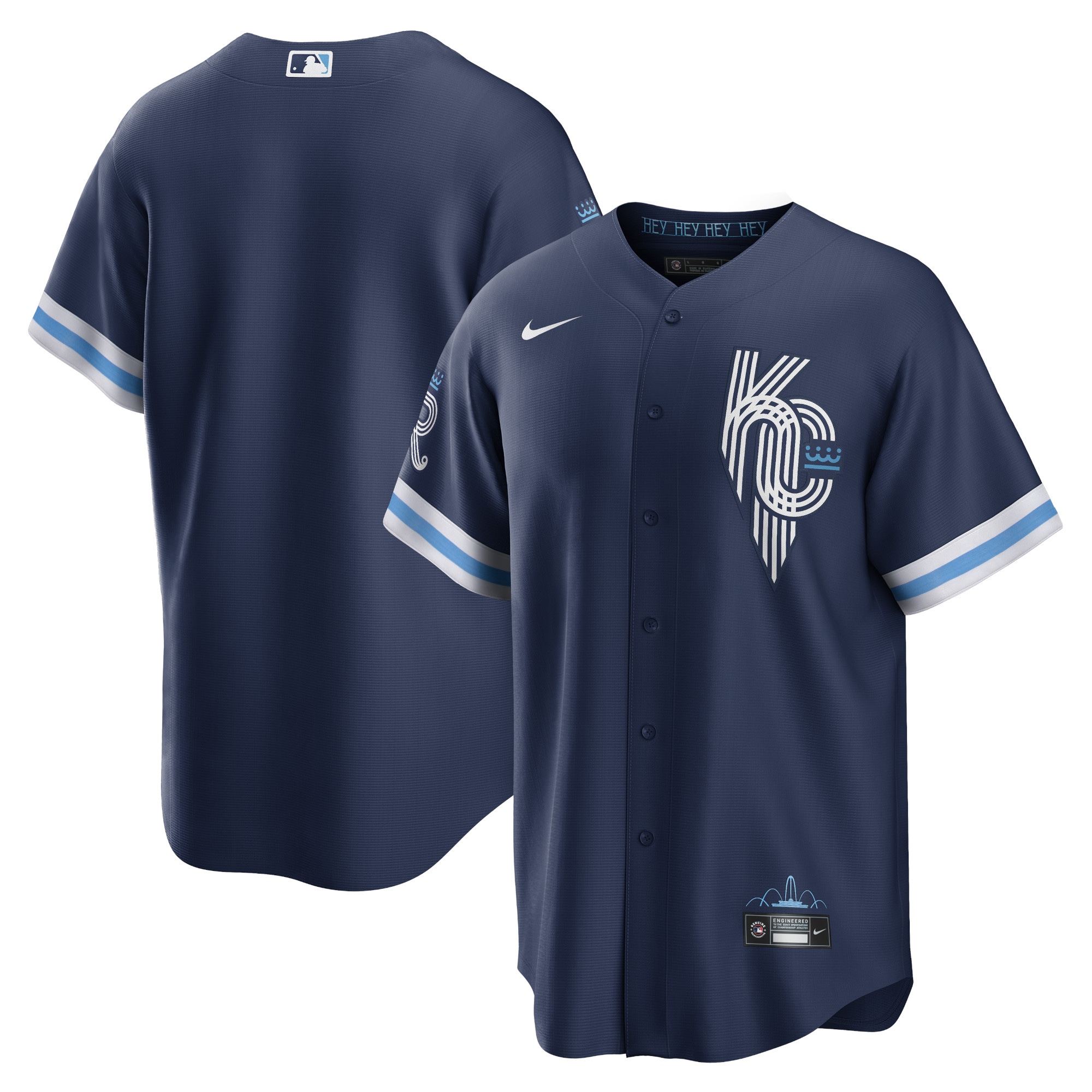 Men’s Kansas City Royals Navy 2022 City Connect Replica Jersey