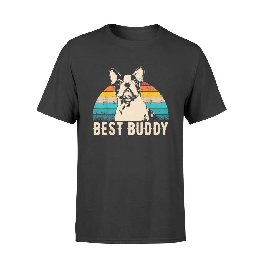 4th of July Retro Boston Terrier T-Shirt – Standard T-shirt