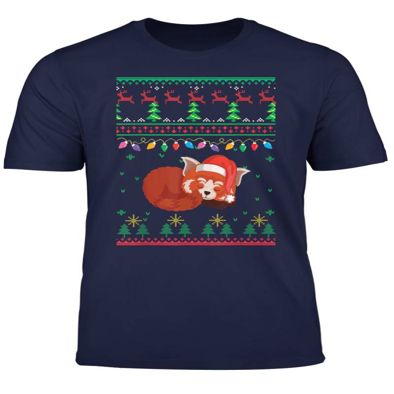 This Is My Christmas Pajama Red Panda Ugly Christmas Animal T Shirt