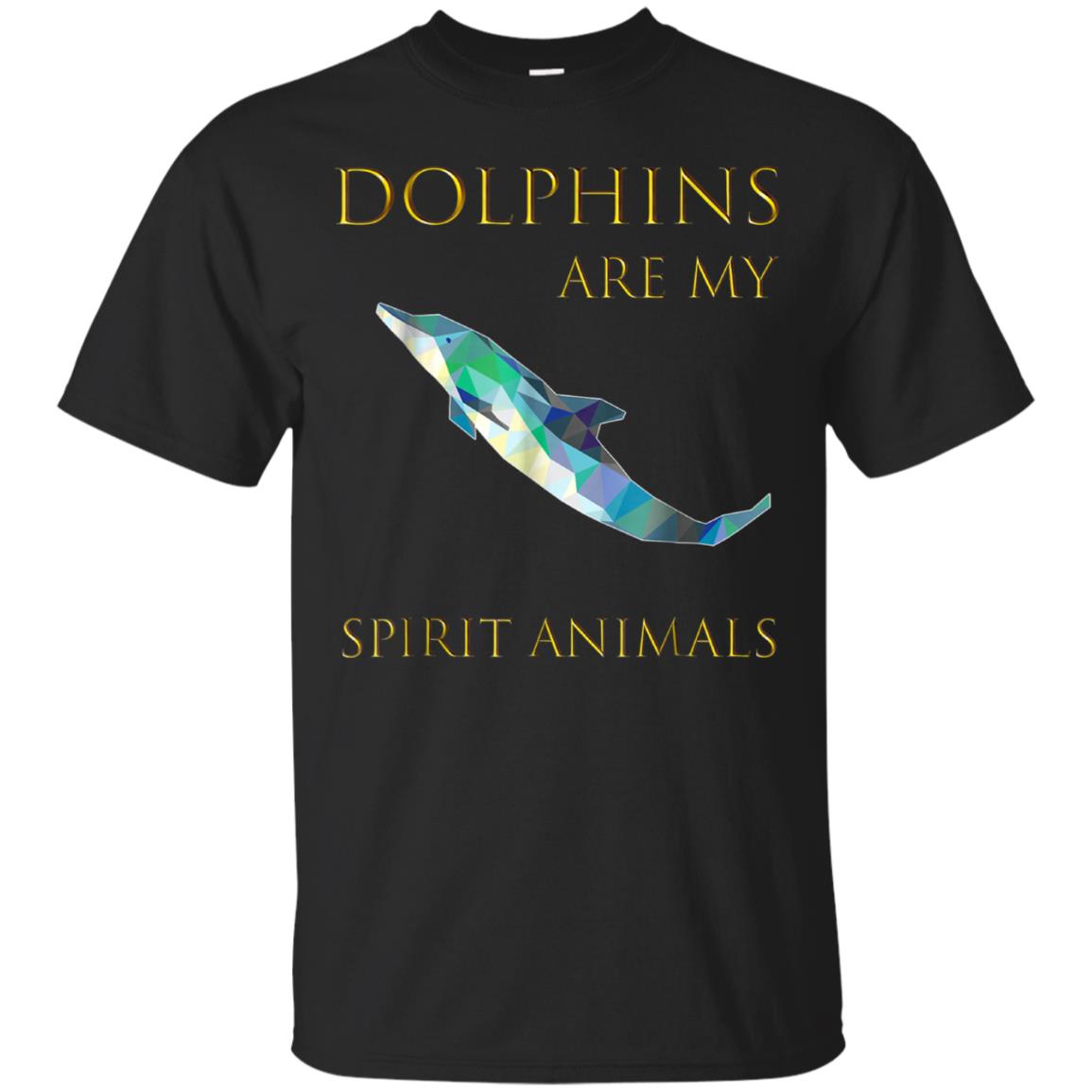 Dolphins Are My Spirit Animals Funny Tee Shirt