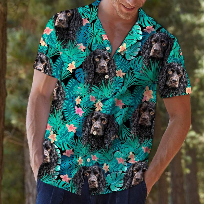 Artsyhomes Boykin Spaniel Tropical Hawaiian Ha82874